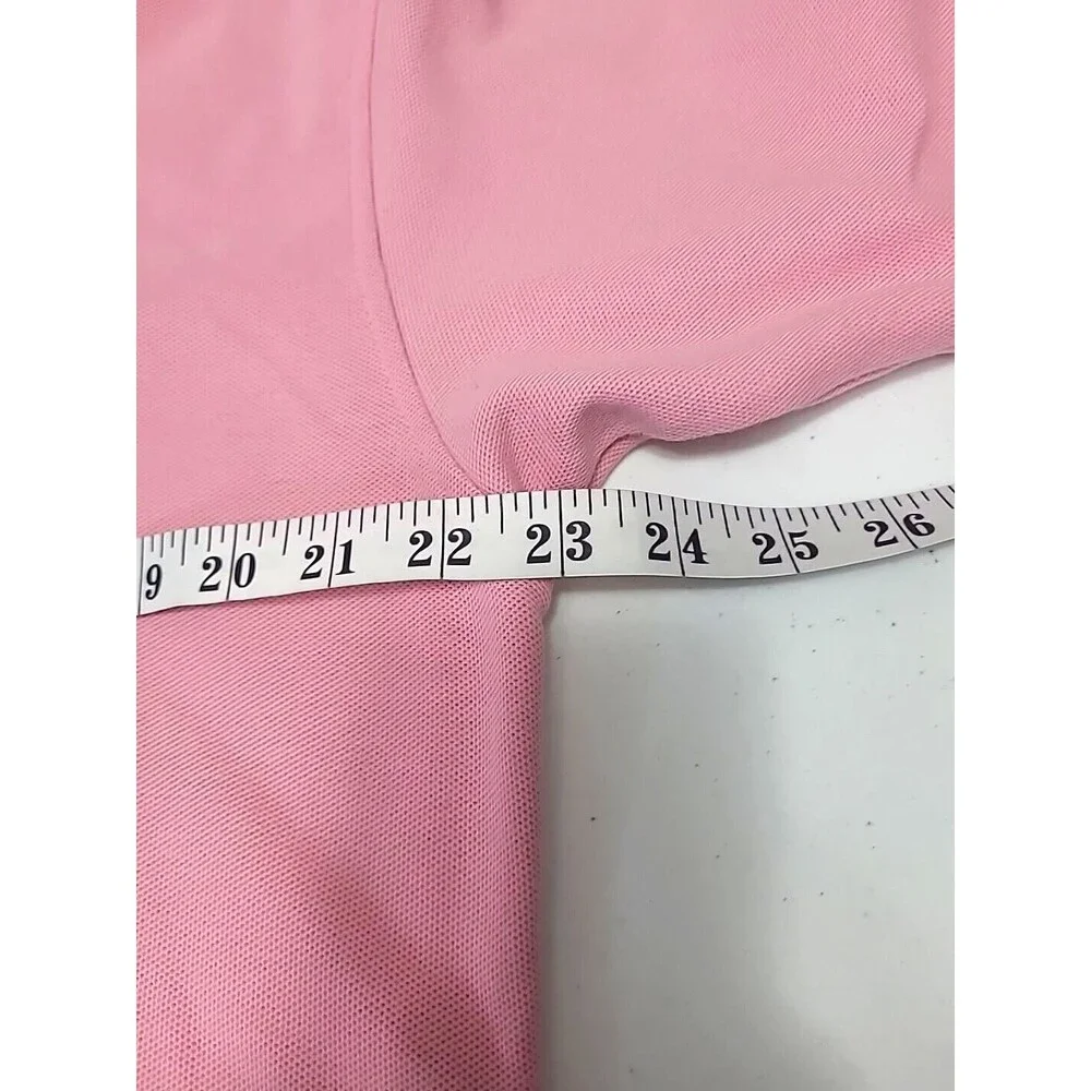 Jos A Bank Travelers Collection Mens Polo Shirt Size Large 100% Cotton Pink - Picture 5 of 8